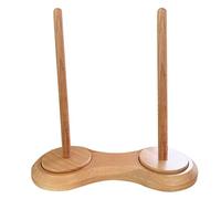 Agwuoetr Double Support D'Écheveau de en Bois pour Le Crochet, Support de pour Distributeur de à Tricoter, Outil de Crochet Facile à Remplacer