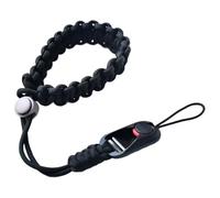 Agwuoetr Dragonne Tissée à la Main pour Appareil Photo, Sangle à Dégagement, Compatible avec la Plupart des Accessoires DSLR, Noire.