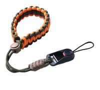 Agwuoetr Dragonne Tissée à la Main pour Appareil Photo, Sangle à Dégagement, Compatible avec la Plupart des Accessoires DSLR, Orange.