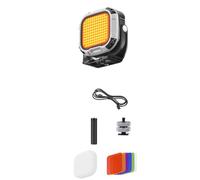 Agwuoetr Éclairage Remplissage 28W, Poignée D'Éclairage Magnétique pour Caméra Vidéo LED et Griffe Porte-Accessoires 1/4po Supérieur ou Égal à 95 2700K-6500K pour Enregistrement Vidéo