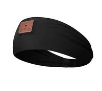 Agwuoetr Écouteurs Bluetooth Compatibles Sport Bandana Boho Bandeau Casque HD Haut-Parleurs Fins Musique pour Les Dormeurs Appels Yoga,B