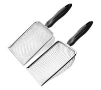 Agwuoetr Emballage de 2 Tamis de Sol pour le Jardinage, Chacun avec une Poignée Robuste et des Tailles à Double Mailles 3,8/5 mm pour le Compost et la Saleté