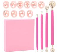 Agwuoetr Emporte-Pièces Argile Polymère, 10 Formes Coupe-Boucles D'Oreilles en Polymère pour, Kit D'Outils pour Argile, Coupe-Feuilles et Fleurs pour Fabrication Boucles D'Oreilles