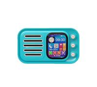 Agwuoetr Enceinte sans Bluetooth Rétro Mini Enceinte Bluetooth à Écran Tactile FM Radio Carte Subwoofer avec Réveil Affichage des Paroles Vert