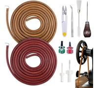 Agwuoetr Ensemble 2 Pièces de Ceintures de Machines à Coudre Les Courroies de Machine à Coudre pour Remplacer Les Anciens Accessoires de Machine à Coudre