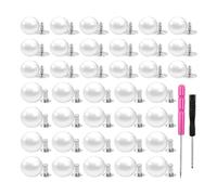 Agwuoetr Épingles de Sûreté en Perles Réutilisables pour Vêtements, Robe, Chemise, Cardigan, Décoration DIY