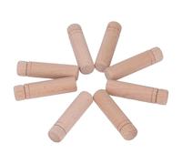 Agwuoetr Étui à Aiguilles en Bois 8 Pièces, Porte-Aiguilles à Coudre Portables avec 3 Autocollants pour Le Stockage des Fournitures de Couture