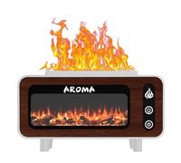 Agwuoetr Flame DIFFUSIER D' Essential 7 Couleurs Aromathérapie Diffuseurs Humidificateurs pour Chambre, Yoga, Gymnase B