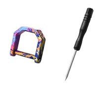 Agwuoetr Flat D-Type Design Boucle Boucle Keychain Mini Titanium ALLIAL Colle Boucle Multi-Tool Car Boucle en Plein Air M