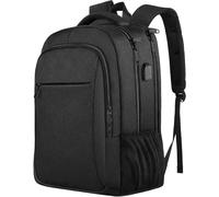 Agwuoetr Grand pour Ordinateur Portable de Voyage avec Port de Charge USB, Sac D'Imperméabilisation de 18 Pouces Robuste Commercial