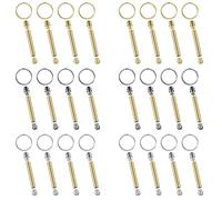 Agwuoetr Kit de 24 Porte-Clés pour Tournage sur Bois, Accessoires de Tournage sur Bois, Mandrin, Porte-Clés pour Le Travail du Bois, Cadeaux