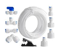 Agwuoetr Kit de Connexion de Conduite d'eau pour Réfrigérateur et Kit D'Installation de Machine à Glaçons à Compression, Tube OD avec Connexion