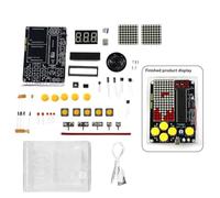Agwuoetr Kit de de Pixel DIY avec Voix Mini Console de Pixel Electronics DIY Kit Projet de Soudage Pratique Apprendre à Souder A