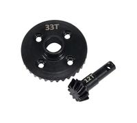 Agwuoetr Kit de Mise à Niveau pour Voiture de Modélisme Tout-Terrain 1/10 RC Comprenant des Engrenages Différentiels en Acier sur-Entraînés et sous-Entraînés de 33 Dents.