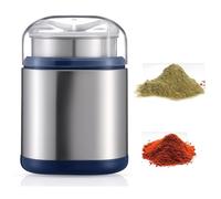 Agwuoetr Kit de Moulin à Herbes Électrique, Broyeur pour, Moulin à Épices 200 W pour Boutons de Fleurs, Épices Sèches, Herbes et Sels, Prise UE. EU Plug
