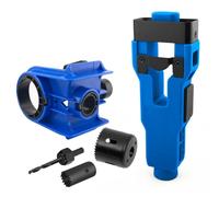 Agwuoetr Kit D'Installation de Verrouillage de Porte pour les Portes en Bois Ouvre-Trous à Bille + Outil de Mortuis de Verrouillage de Porte 1-3/4 "ou 1-3/8" D'Épaisseur Ajustement C