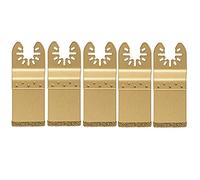 Agwuoetr Lame de Scie DiamantéE Oscillante Universelle 5 PièCes/Ensemble pour la LibéRation Ajustement Lame Multi-Outils Coupe Dics