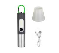 Agwuoetr Lampe de Poche LED Zoomable, Lumens Élevés, Lampe de Poche Rechargeable, 4 Modes, Projecteur Adapté au Camping en Plein Air