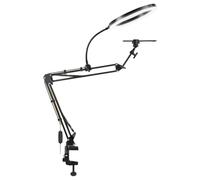 Agwuoetr LED Streaming en Direct Remplit Support de Lumière avec Un Bras Robotique Flexible Fixe Tir Enregistrant Les Supports de Téléphone Selfie Stick