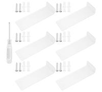 Agwuoetr Lot de 6 PréSentoirs à Chaussures Flottants, PréSentoir à Chaussures en LéVitation à Mural pour Collection de Baskets ou BoîTe à Chaussures
