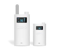 Agwuoetr Microphone Explicateur sans 2.4G Extérieur avec Un Émetteur Audio et Un Système de Récepteur
