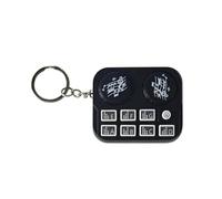 Agwuoetr Mini Music DJ Keychain Musical Instrument Button Sound Bouton Toy Pendant Caeyring Gift