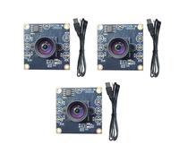 Agwuoetr Module de Caméra 100 Degrés 1MP OV9732 1280x720 USB, Mise au Point Manuelle avec Câble USB de 1 Mètre pour WinXP/7/8 (Lot de 3)