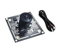Agwuoetr Module de Caméra 160 Degrés 1MP OV9732 1280x720 USB Pilote Gratuit Mise au Point Manuelle, avec Câble de 2 Mètres pour XP/7/8/10