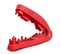 Agwuoetr Outil de Dénudage de Câbles RJ45 4 en 1 avec Fonctions de Coupe, de Dénudage, de Démêlage et de Redressement pour Câbles STP/UTP Rouge