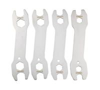 Agwuoetr Outils de Réparation de Vélos 4pcs Wrench Cône de Moyeu 13/14/15/16/17/18/19/20 mm Outils de Vélo
