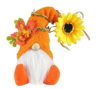 Agwuoetr Peluche de GNOME de Tournesol, Ornements de Vacances de Gnomes de et D'Été de Tournesol, Décorations de Plateau à Plusieurs Niveaux D'Étagère Faites à la Main de Cadeau C