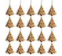 Agwuoetr Pendentif Plat en Acrylique, Décorations d'arbre de Noël, Tasses, Bibliothèque, Pendentif de Voiture, Cadeaux
