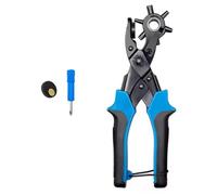 Agwuoetr Perforateur pour Bracelet de Montre, Ceinture, Outil de Perforation pour Cuir, Pince à Trous, Outils 2 Mm, 2,5 Mm, 3 Mm, 3,5 Mm, 4 Mm, 4,5 Mm