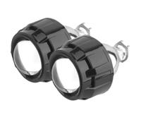 Agwuoetr Phare de Voiture 2,5 Pouces H1 Xénon Universel LED pour Voiture, Feux de Route et de Croisement, Noir, Conduite à Gauche