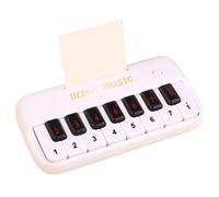 Agwuoetr Piano Électronique Puzzle Instrument D'Enseignement de L'Éducation Précoce pour Les Filles Garçon Blanc