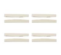 Agwuoetr PièCes de Guitare de Selle Fendue pour Guitare à Chevalet Acoustique à 6 Cordes (Paquet de 8)