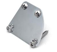 Agwuoetr Plaque de Manche de Guitare Électrique à 4 Trous avec Vis, Joint de Manche Asymétrique B