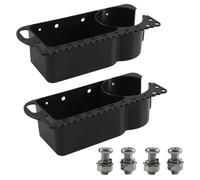 Agwuoetr Plateau de Porte-Gobelet Plateau Multifonctionnel Organisateur de Coupe Voyage sans Déversement pour Bateau de Pêche au Navire de Yacht 2 Pièces