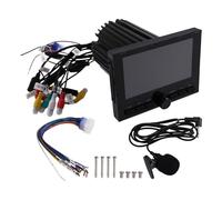 Agwuoetr Player Multimédia Imperméable de 5 Pouces avec Bluetooth FM AM AUX pour Boat ATV UTV Golf Chariot