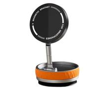 Agwuoetr Porte-Voiture de Téléphone Mobile Magnétique en Rotation - Supports à 360 Degrés, Support de Navigation Pliant, Orange
