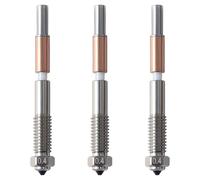 Agwuoetr Pour Buse Bimétallique Qidi Plus4, Retrait, Isolation Céramique Intégrée, Buses de 0,4 mm, Résistance Aux Hautes Températures, 3 Pièces