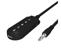 Agwuoetr pour Le Karaoké pour la Diffusion en Direct Compatible Bluetooth 5.3 Adaptateur de Récepteur Audio 3.5 mm AUX Splitter de la Musique Vocale sans AUX