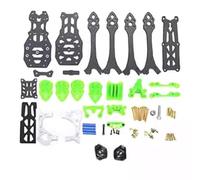 Agwuoetr Pour MARK 5, Cadre en Fibre de de 5 Pouces, Bras de 225 mm et 5 mm pour Unité Aérienne HD/Caméra Analogique FPV Freestyle RC Racing Drone