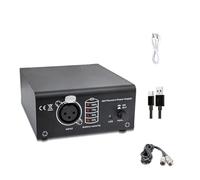 Agwuoetr pour Tout Câble d'alimentation Phantom d'alimentation Compatible Microphone à Condenseur 48V pour L'Équipement D'Enregistrement de Musique avec Un Câble de 3,5 mm