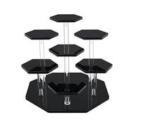 Agwuoetr Présentoir en Acrylique pour Figurines, Objets de Collection, Poupées, Support Organisateur de Collection de Figurines D'Action, Support D'Objets de Collection, une Installation Facile et Dur