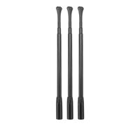 Agwuoetr Pulvérisation de Colle Lisse avec des Extensions de Mousse de Mousse en Aluminium Noir de 34 cm - Pack à 3