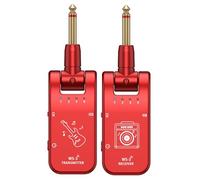 Agwuoetr Récepteur D'Émetteur de Système de Guitare Sans 4 Canaux 800MHz-900MHz 6,35 mm Plug pour à un Instrument de Musique Électrique