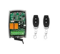 Agwuoetr Récepteur Intelligent Tuya WIFI 7-32 V 2 Canaux, Télécommande de Porte de Garage, Contrôleur D'Ouverture, Code Tournant, Émetteur 433 MHz.