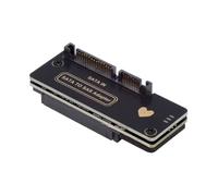Agwuoetr SATA3.0 à SAS Riser Card - HDD Data Recovery Expansion Adapter - 22pin to 29pin Converter 6G pour 2,5 Pouces 3,5 Pouces SAS HDD