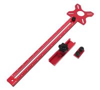 Agwuoetr Support de Rainure de Fraisage de Routeur Matériel D'Armoire Gabarit de Routeur Cercle de Coupe Gabarit Poinçon Routeur Support de Rainure de Fraisage Pouces